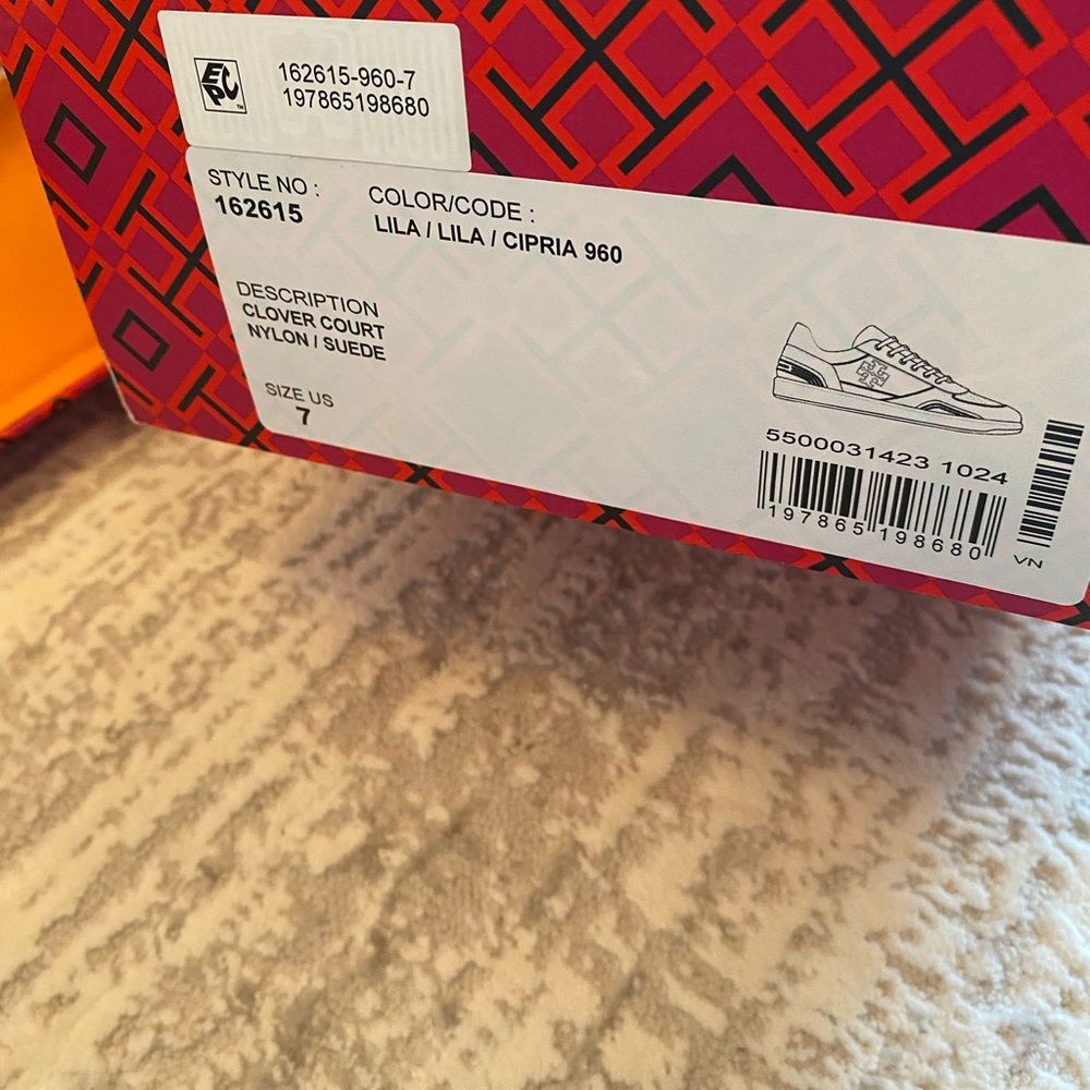 Tory Burch Pink Sneakers with Gold Details - Picture 10 of 10